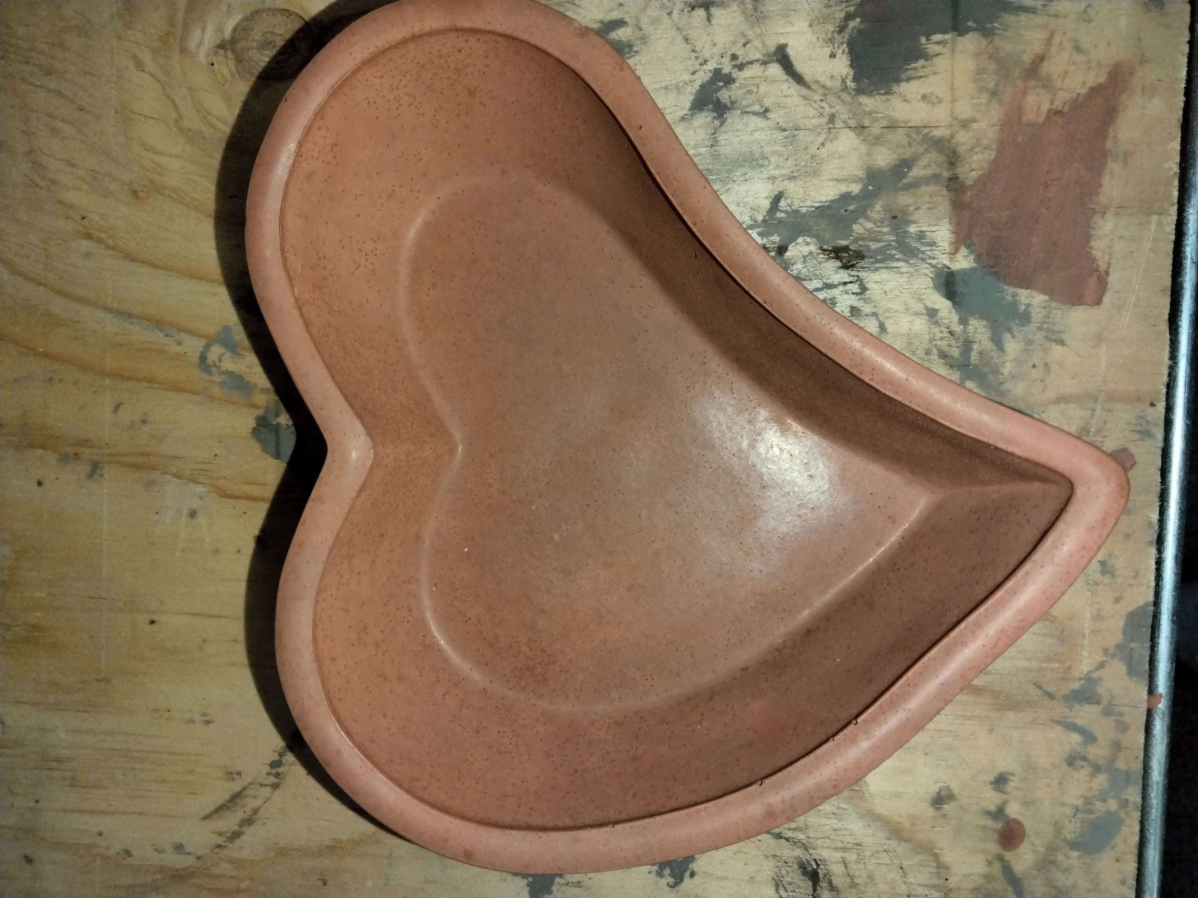 Terra Cotta Heart tray