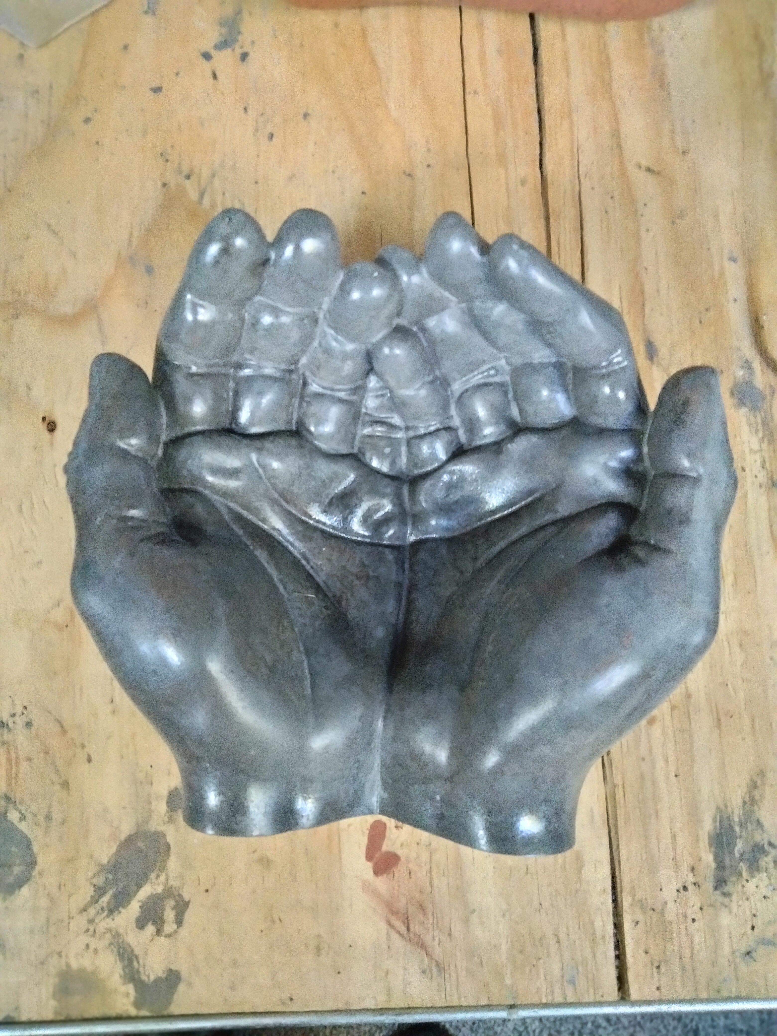 Grey Stone Hands